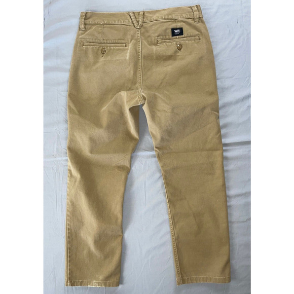 Vans Flat Front Slim Fit Stretch 'Authentic Chino' Pants. Men's 29X25, GUC!! - Picture 4 of 5
